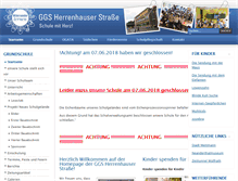 Tablet Screenshot of ggs-herrenhauser.de
